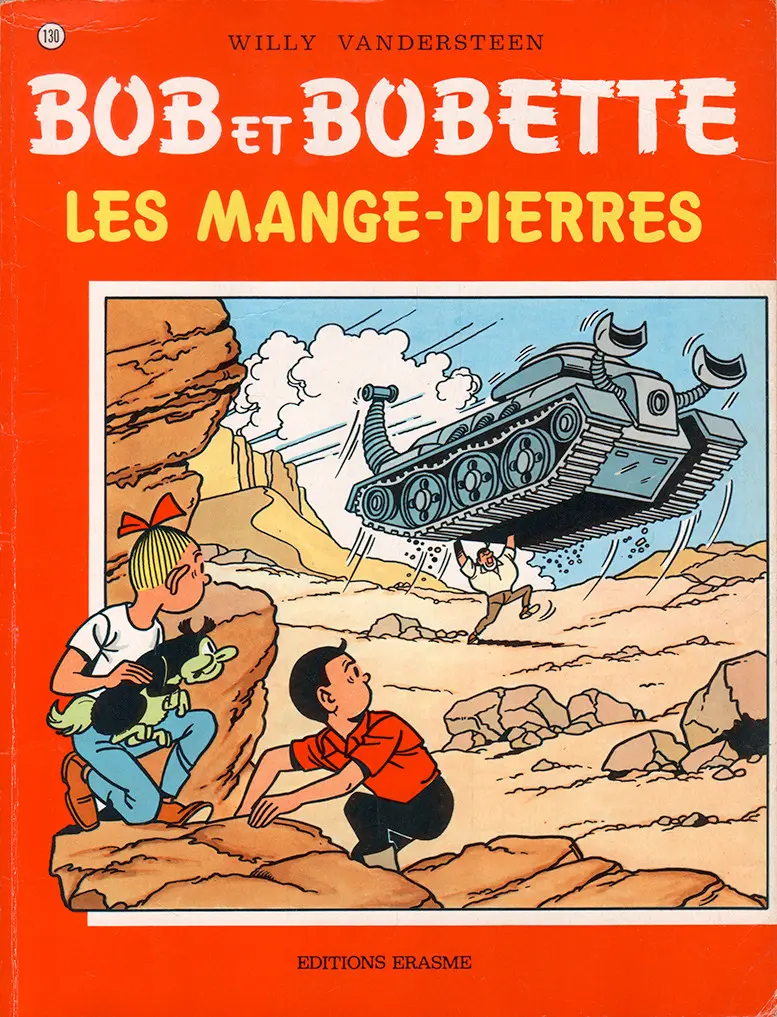 Couverture de l'album Bob et Bobette Tome 130 Les mange-pierres