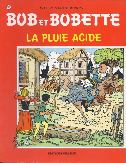 Couverture de l'album Bob et Bobette Tome 203 La pluie acide