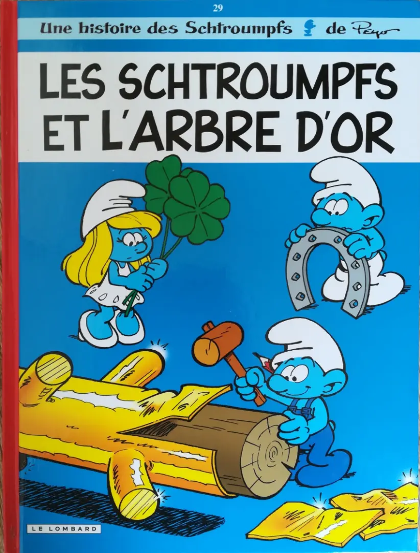 Couverture de l'album Les Schtroumpfs Tome 29 Les Schtroumpfs et l'arbre d'or