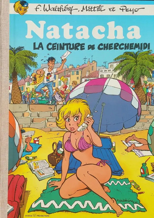 Couverture de l'album Natacha Tome 15 La ceinture de Cherchemidi