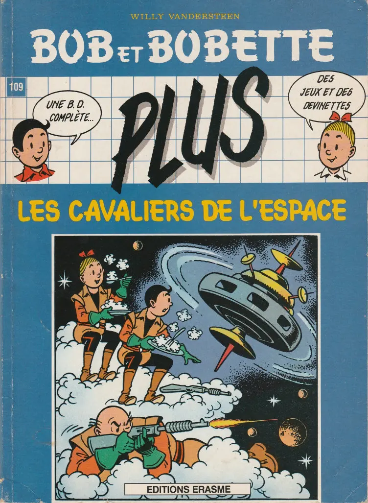 Couverture de l'album Bob et Bobette Tome 109 Les cavaliers de l'espace