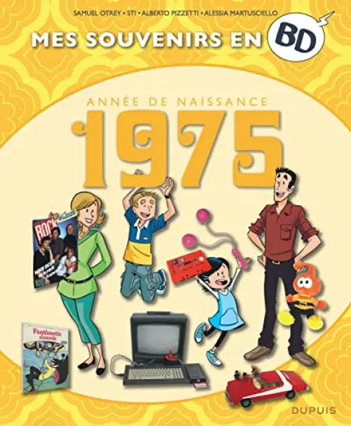 Couverture de l'album Mes souvenirs en BD Tome 36 Année de naissance 1975