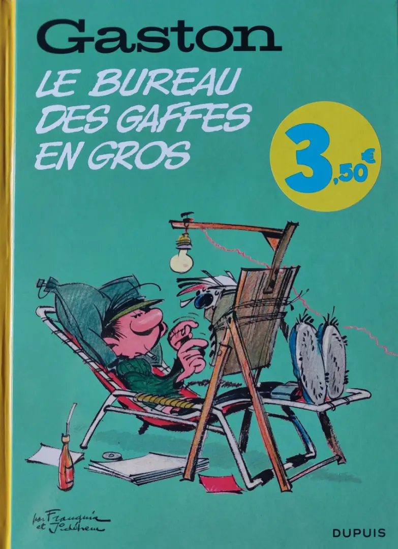 Couverture de l'album Gaston Tome 4 Le bureau des gaffes en gros