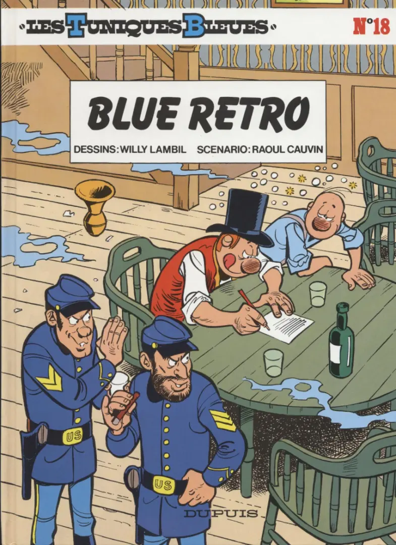 Couverture de l'album Les Tuniques Bleues Tome 18 Blue Retro