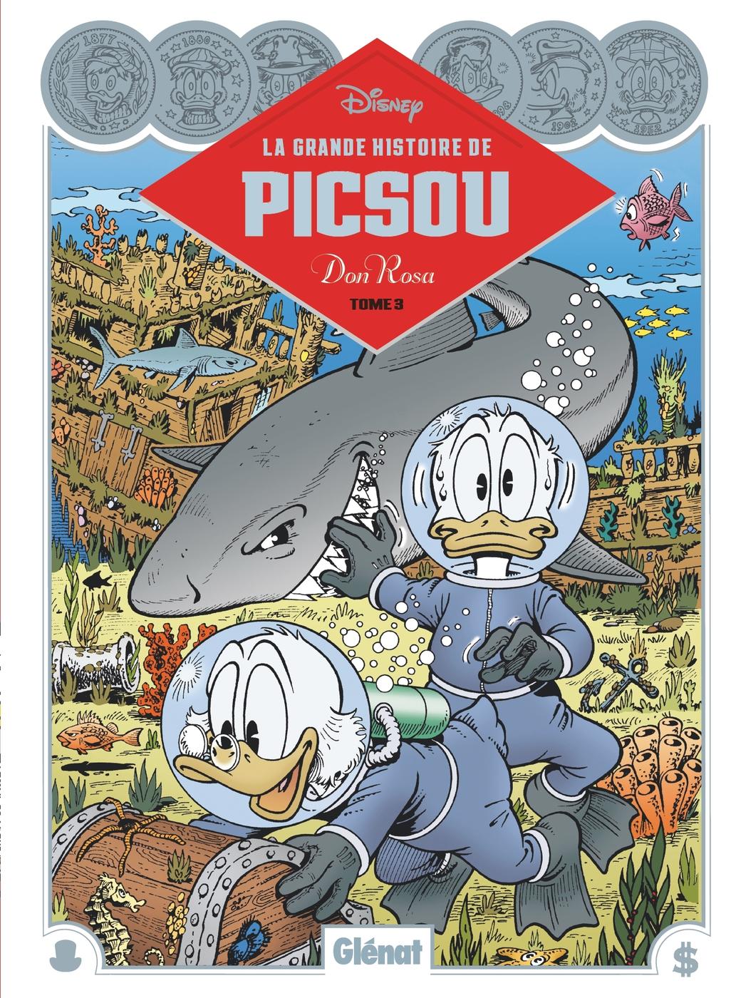 Couverture de l'album La Grande Histoire de Picsou par Don Rosa Tome 3