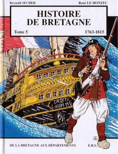 Couverture de l'album Histoire de Bretagne Tome 5 De la Bretagne aux départements