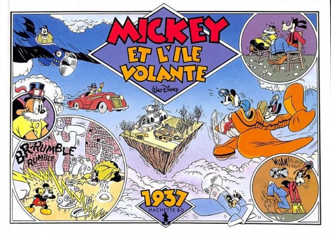Couverture de l'album L'âge d'or de Mickey Tome 4 Mickey et l'île volante