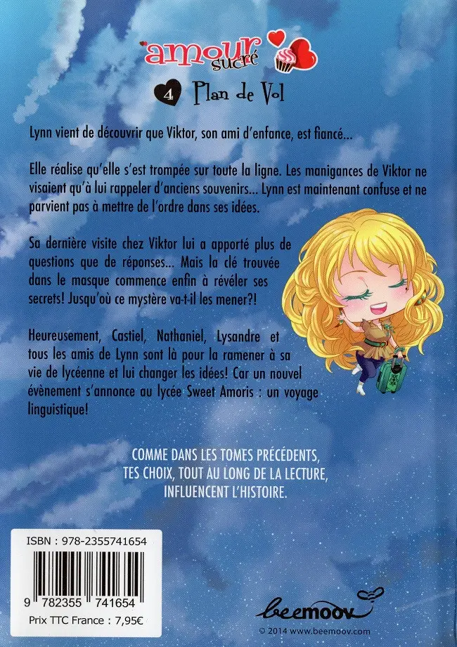 Verso de l'album Amour sucré Tome 4 Plan de Vol