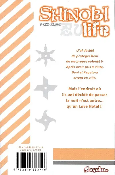 Verso de l'album Shinobi Life 4