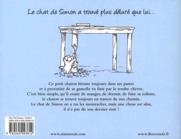 Verso de l'album Simon's Cat Tome 3 Simon's cat et le chaton infernal