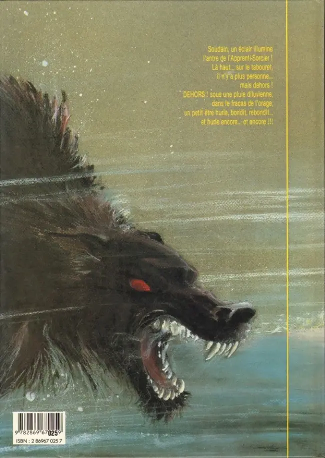 Verso de l'album Le Soleil des Loups Tome 1