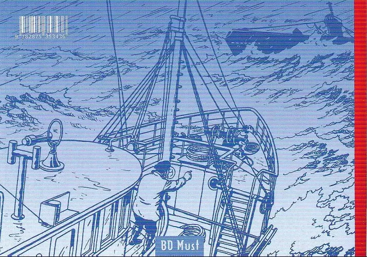 Verso de l'album Le Sous-marin perdu