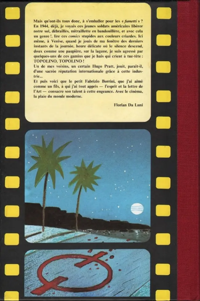 Verso de l'album Une aventure de Suplex et Caltex Tome 1 Terreur à Hollywood