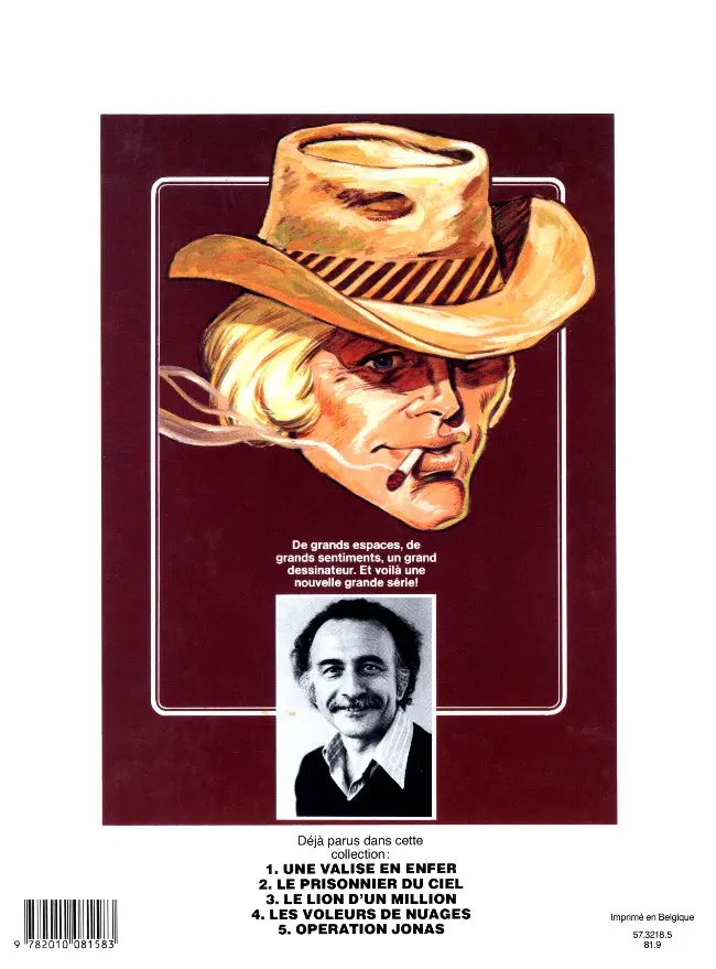 Verso de l'album Tony Stark Tome 5 Opération Jonas