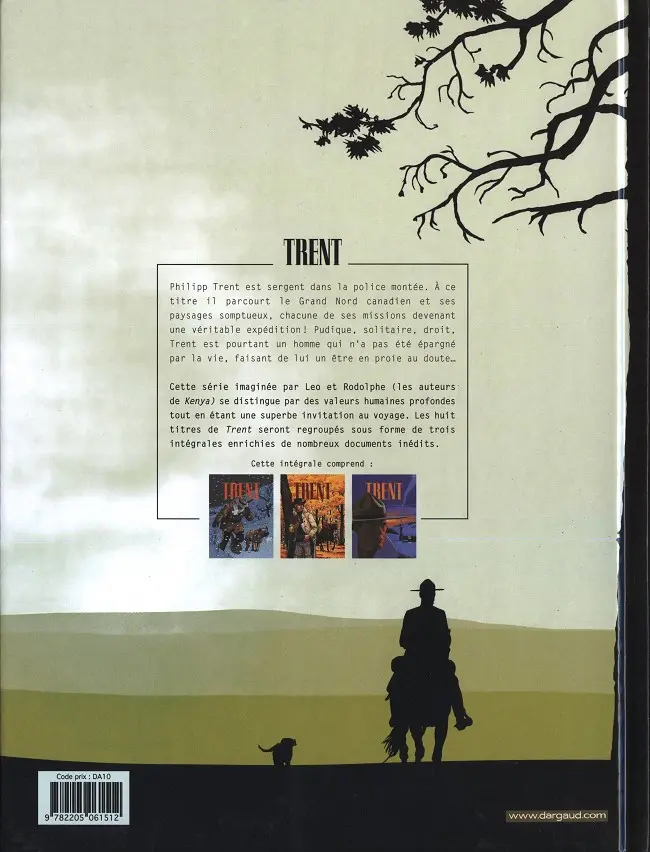 Verso de l'album Trent Intégrale 1/3