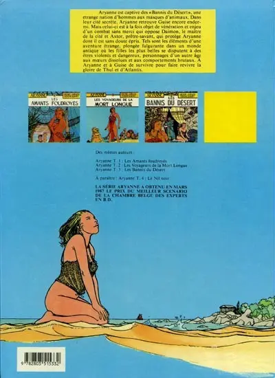 Verso de l'album Aryanne Tome 3 Les bannis du désert