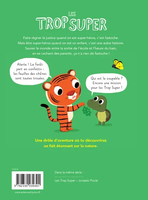 Verso de l'album Les Trop Super Tome 1 La trouilleuse fantôme