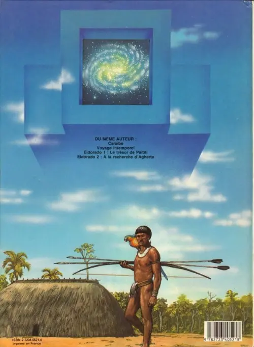 Verso de l'album Une aventure de Vic Voyage Tome 2 Eldorado: A la recherche d'Agharta