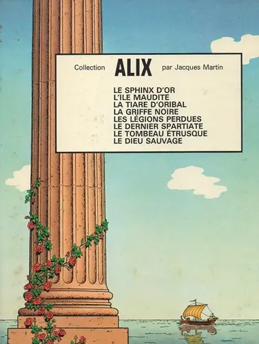 Verso de l'album Alix Tome 2 Le Sphinx d'or