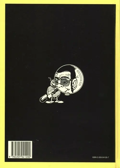 Verso de l'album Sur les traces de Marcel Gotlib