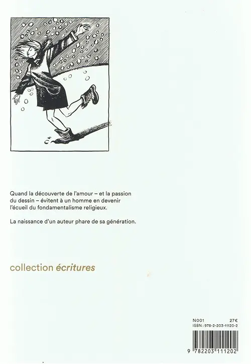 Verso de l'album Blankets