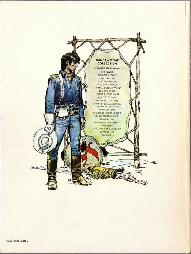Verso de l'album Blueberry Tome 6 L'homme à l'étoile d'argent