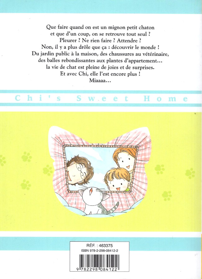 Verso de l'album Chi - Une vie de chat Tome 1