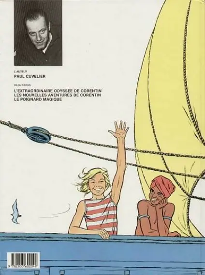 Verso de l'album Corentin Tome 4 Le poignard magique