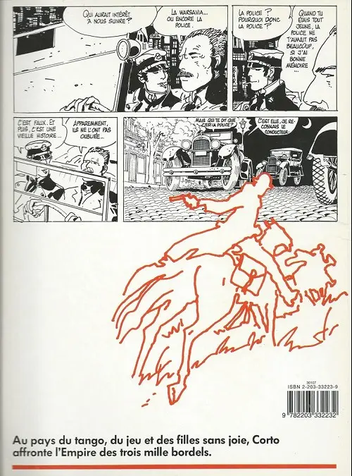 Verso de l'album Corto Maltese Tome 9 Tango