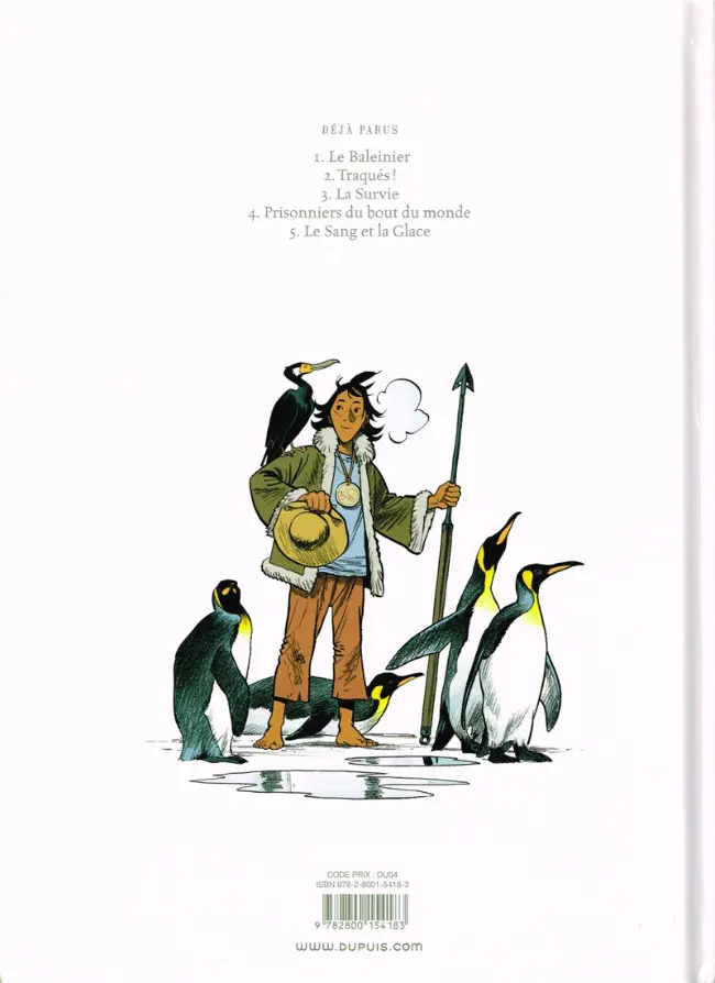 Verso de l'album Esteban Tome 1 Le Baleinier