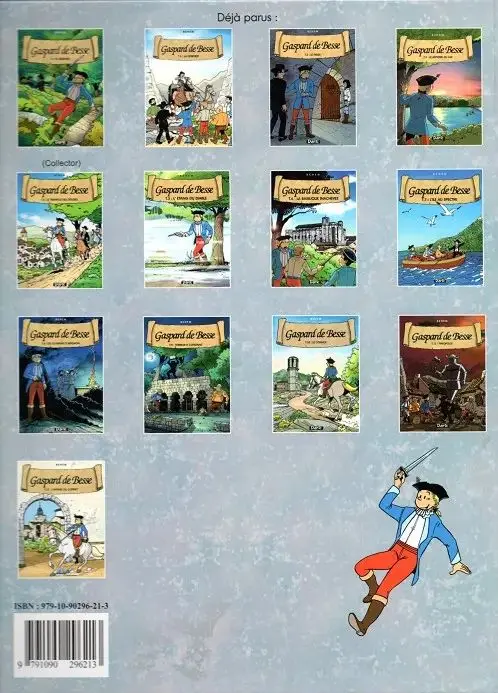 Verso de l'album Gaspard de Besse Tome 1 La légende