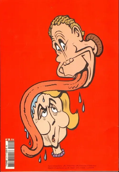 Verso de l'album Les aventures de Liliane Bettencourt Une BD enquête de Laurent Léger et Riss