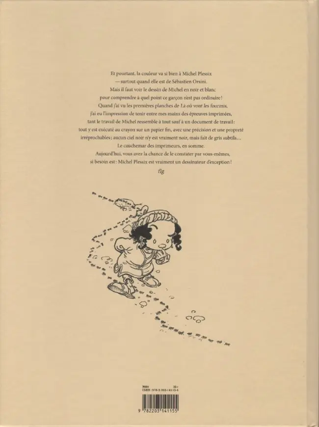 Verso de l'album Là où vont les fourmis