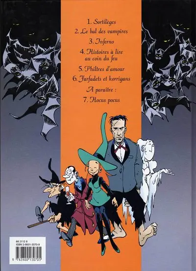 Verso de l'album Mélusine Tome 1 Sortilèges