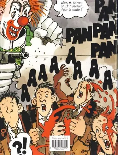 Verso de l'album Nestor Burma Tome 3 Une gueule de bois en plomb