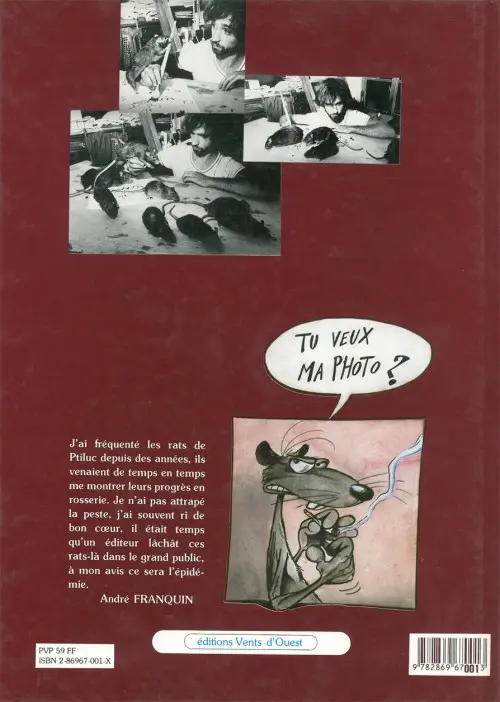 Verso de l'album Pacush Blues Tome 1 Premières mesures