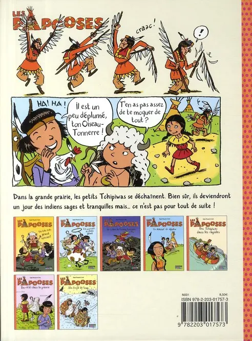Verso de l'album Les papooses Tome 3 La colère de l'oiseau tonnerre