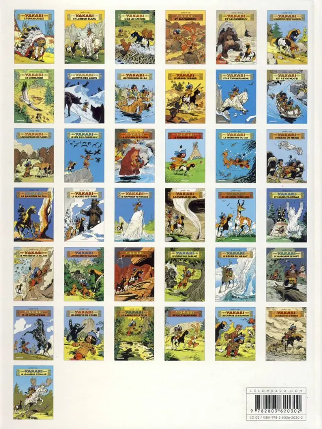 Verso de l'album Yakari Tome 4 Yakari et Nanabozo