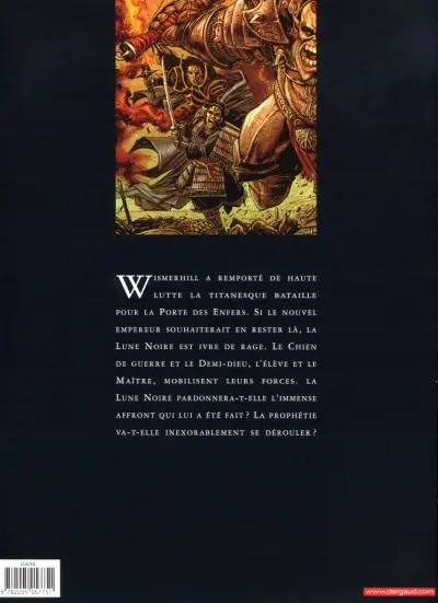 Verso de l'album Chroniques de la Lune Noire Tome 13 La Prophétie