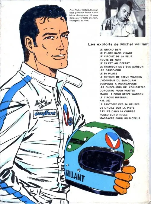 Verso de l'album Michel Vaillant Tome 21 Massacre pour un moteur !