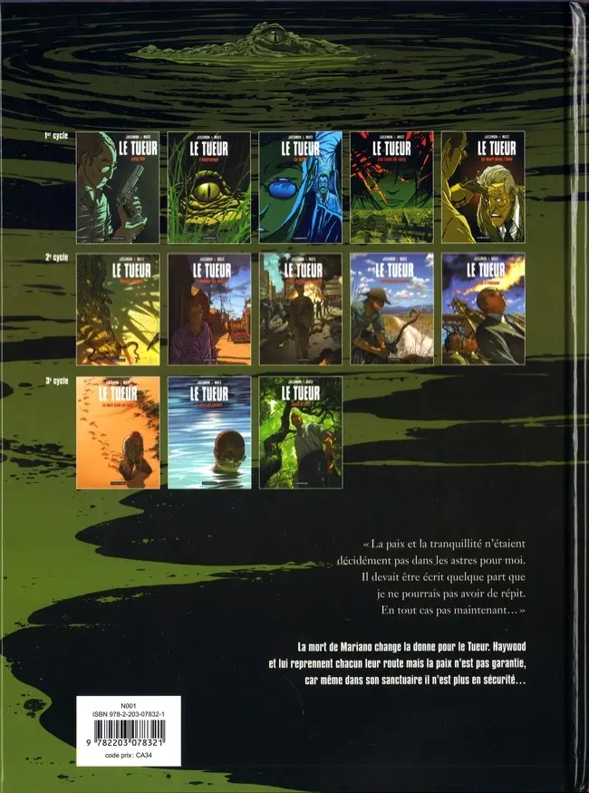 Verso de l'album Le Tueur Tome 13 Lignes de fuite