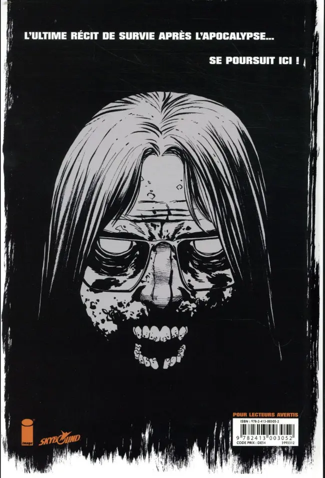 Verso de l'album Walking Dead Volume 6