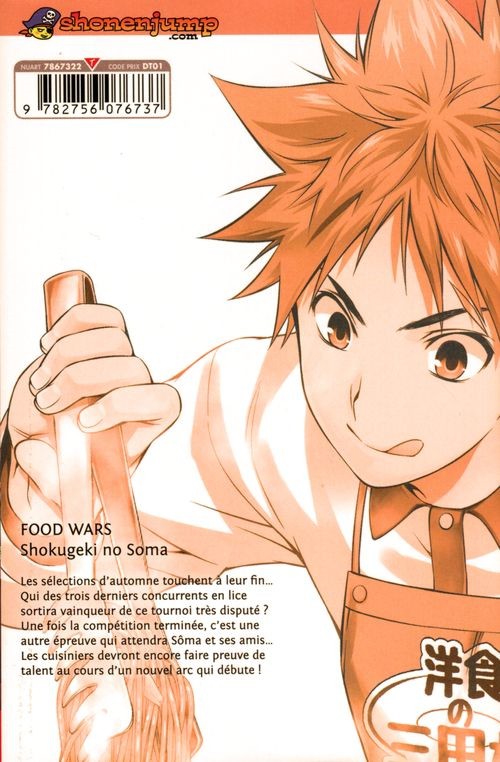 Verso de l'album Food Wars ! 13