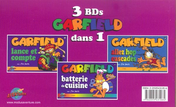 Verso de l'album Garfield #6 Poids lourd