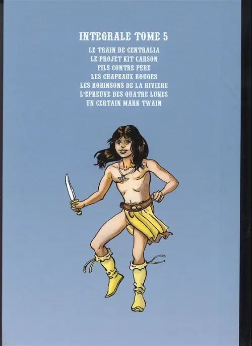 Verso de l'album Capitaine Apache Intégrale Tome 5