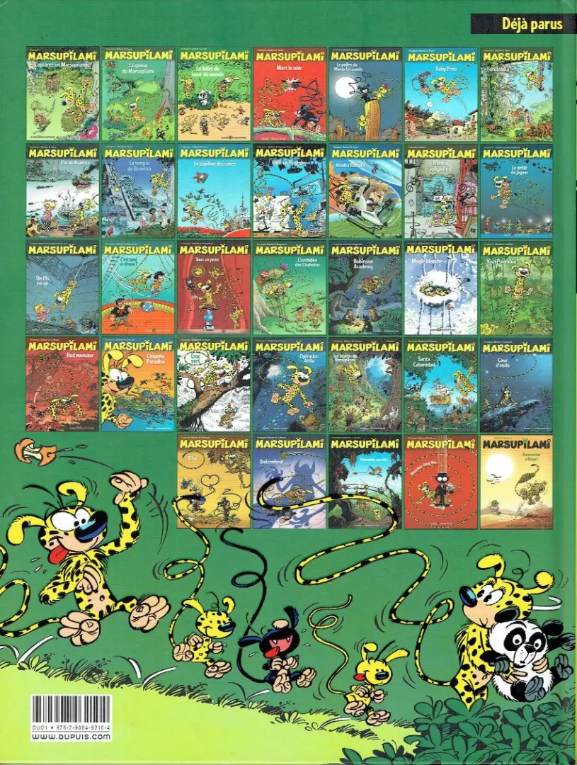 Verso de l'album Marsupilami Tome 2 Le Bébé du bout du monde