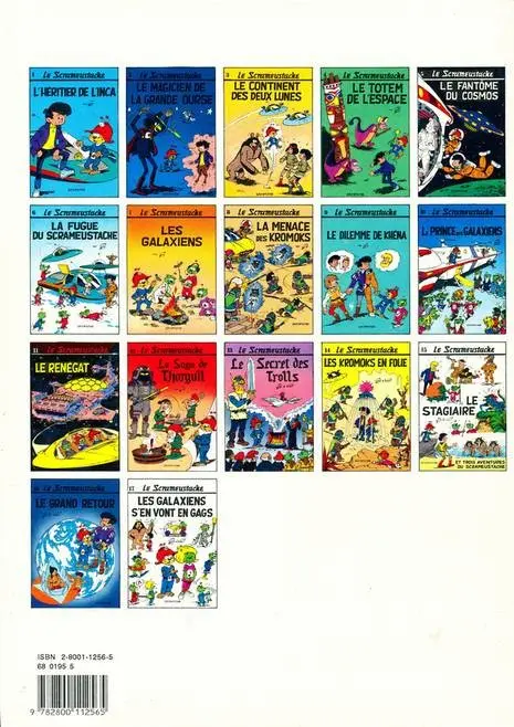 Verso de l'album Le Scrameustache Tome 14 Les kromoks en folie