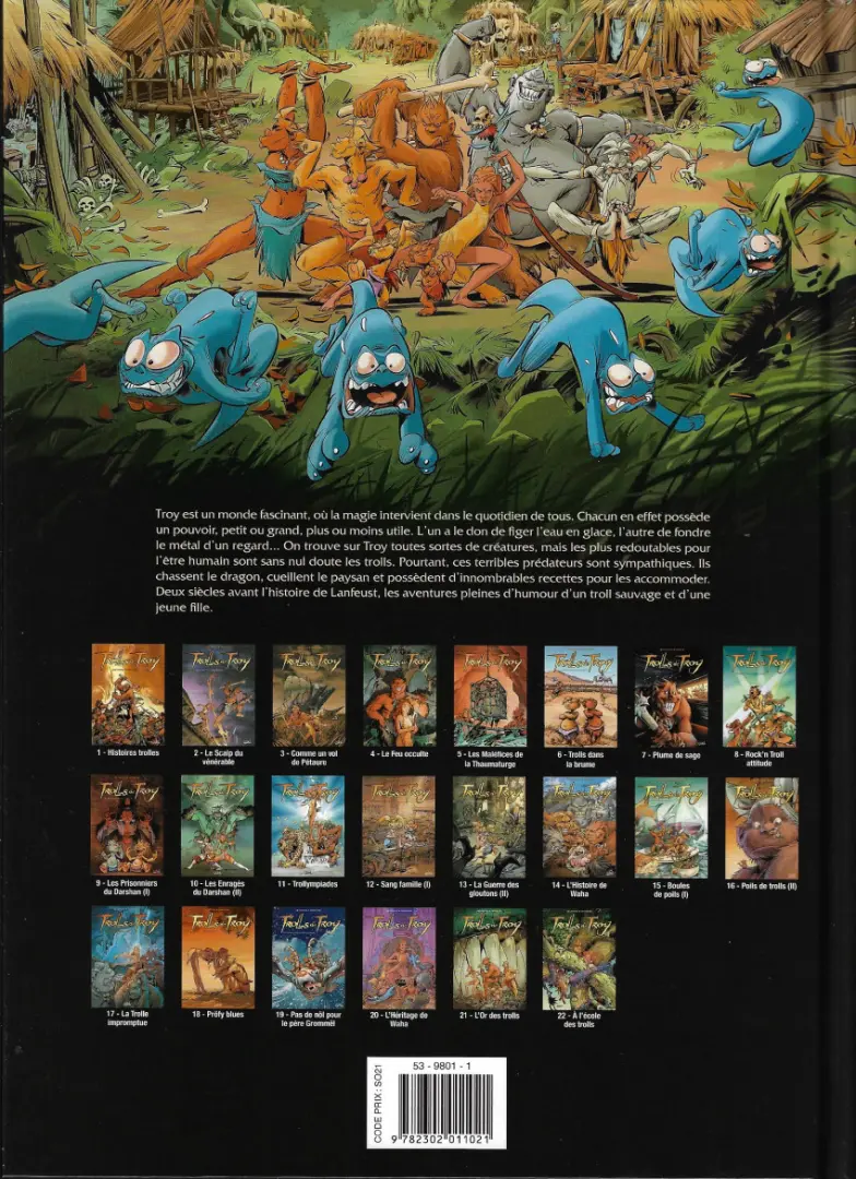 Verso de l'album Trolls de Troy Tome 13 La guerre des gloutons (II)