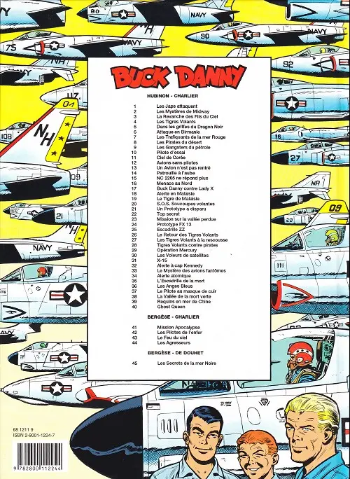 Verso de l'album Buck Danny Tome 28 Tigres volants contre pirates