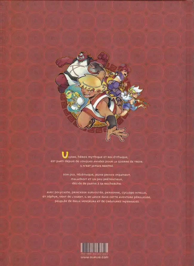 Verso de l'album Télémaque Tome 3 La cité des hommes